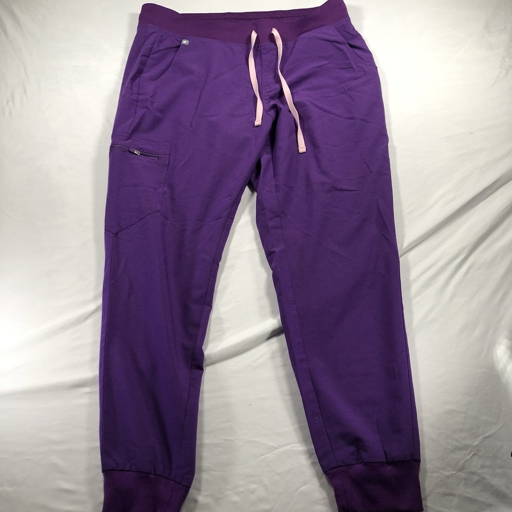 FIGS Limited Edition Amethyst Purple Zamora Jogger Scrub Pants Size Large